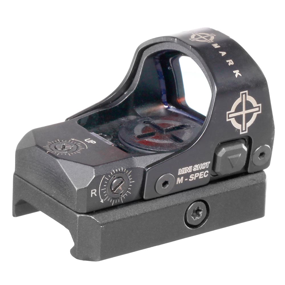 Sightmark Mini Shot M-Spec FMS Reflex Sight Red-Dot 3 MOA Single-Dot LPZ inkl. 20 - 22mm Halterungen schwarz Bild 2