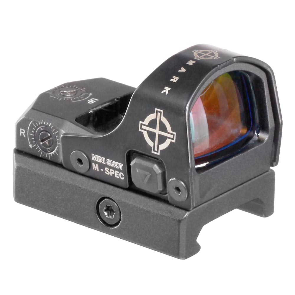 Sightmark Mini Shot M-Spec FMS Reflex Sight Red-Dot 3 MOA Single-Dot LPZ inkl. 20 - 22mm Halterungen schwarz Bild 3