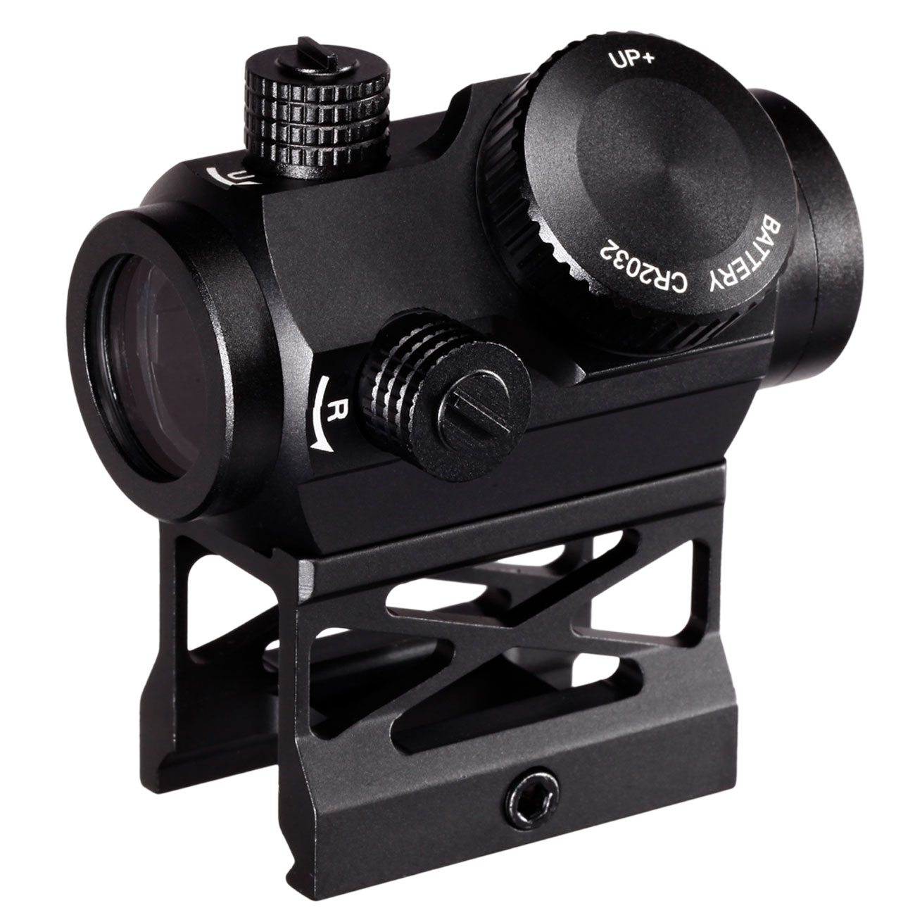 JS-Tactical BD01 2 MOA Red-Dot Sight inkl. 20 - 22 mm Halterung / Scope Riser schwarz Bild 1