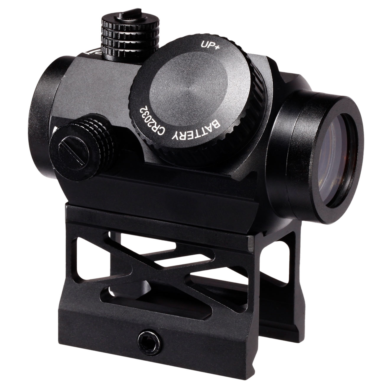 JS-Tactical BD01 2 MOA Red-Dot Sight inkl. 20 - 22 mm Halterung / Scope Riser schwarz Bild 4