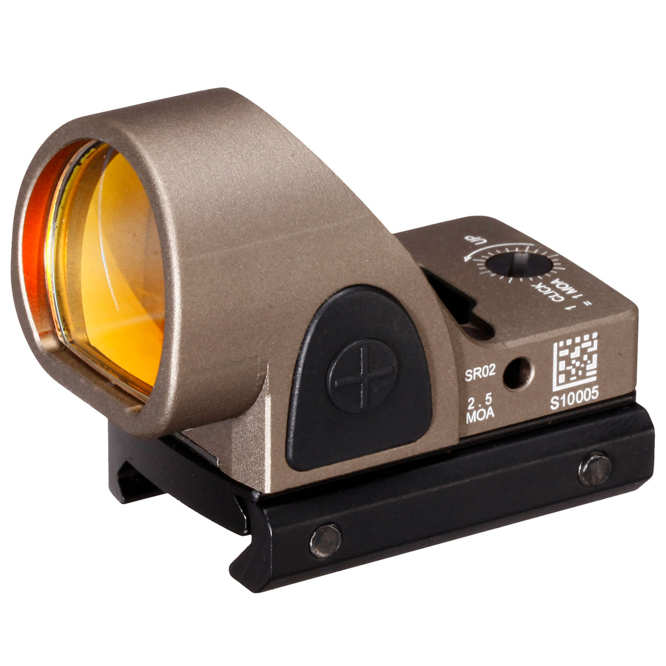 Aim-O SRO-Sight Type Micro Red Dot inkl. 20 - 22 mm + Pistolenhalterung tan AO 6010-DE Bild 1
