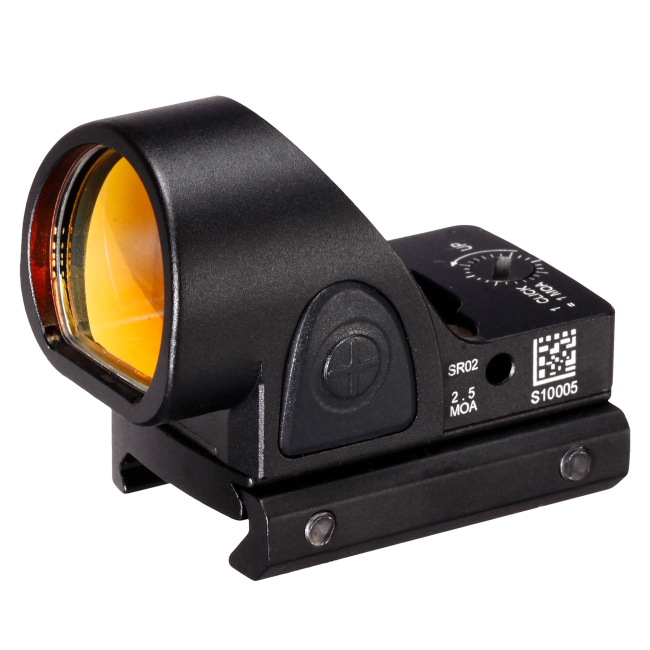 Aim-O SRO-Sight Type Micro Red Dot inkl. 20 - 22 mm + Pistolenhalterung schwarz AO 6010-BK Bild 1