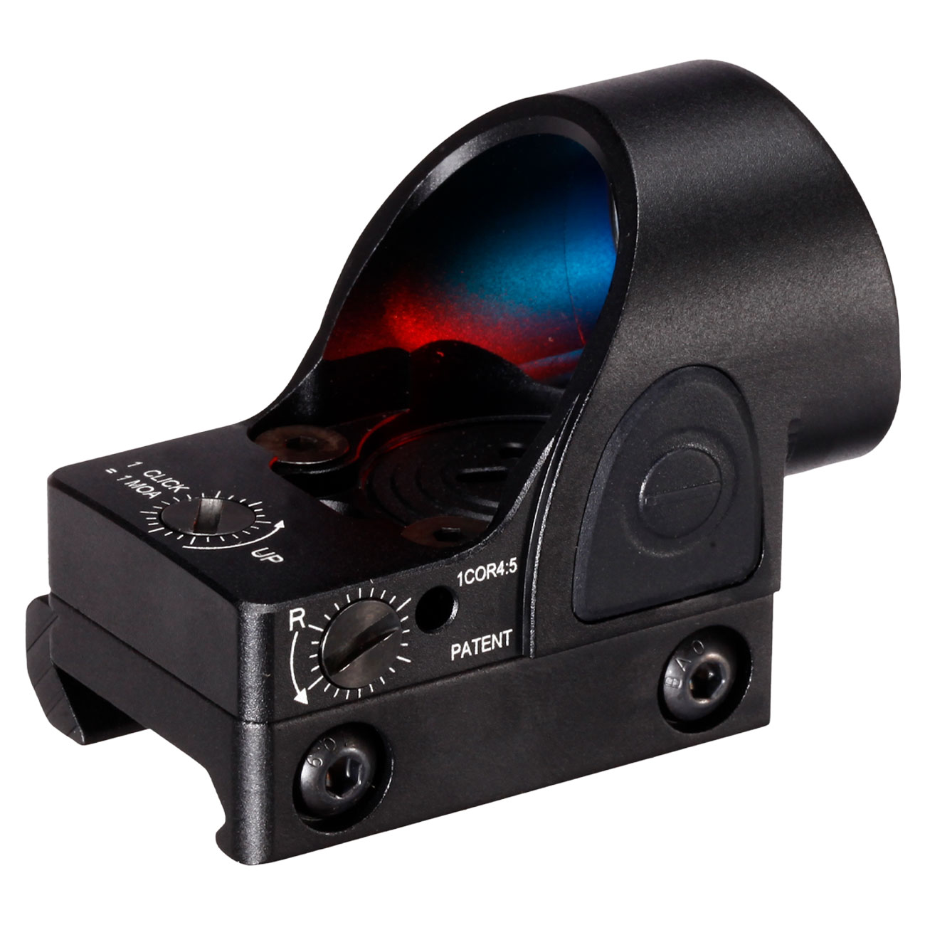 Aim-O SRO-Sight Type Micro Red Dot inkl. 20 - 22 mm + Pistolenhalterung schwarz AO 6010-BK Bild 3