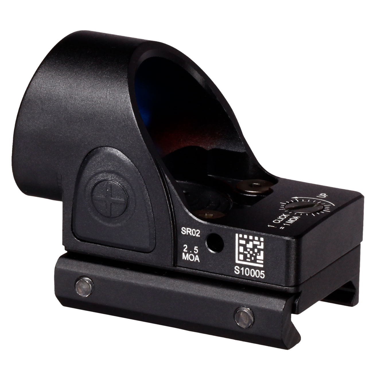 Aim-O SRO-Sight Type Micro Red Dot inkl. 20 - 22 mm + Pistolenhalterung schwarz AO 6010-BK Bild 4