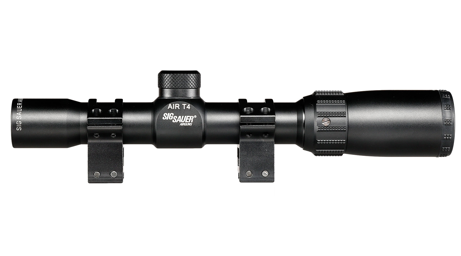 Sig Sauer Zielfernrohr AIR T4 1-4x24 Mil-Dot inkl. Montageringe fr 22 mm Schiene schwarz Bild 3