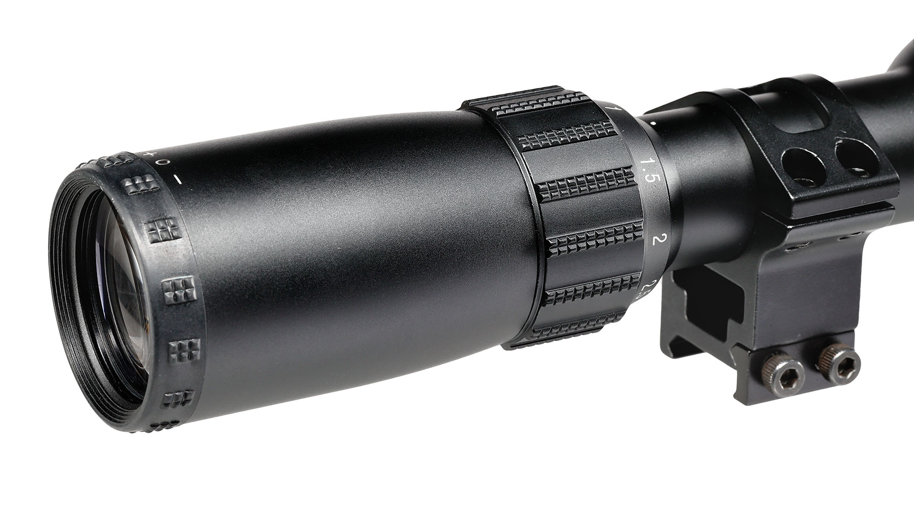 Sig Sauer Zielfernrohr AIR T4 1-4x24 Mil-Dot inkl. Montageringe fr 22 mm Schiene schwarz Bild 5