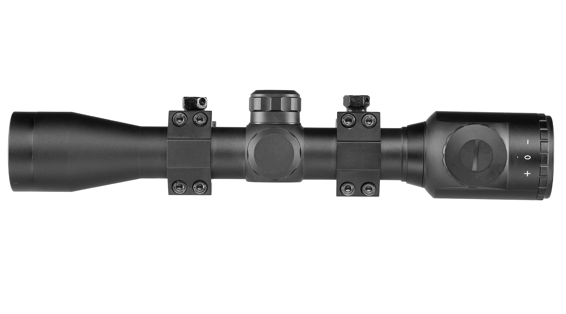 Nuprol Optics 4x32IR Mil-Dot Zielfernrohr beleuchtet inkl. 20-22mm / 11mm Ringe schwarz Bild 6