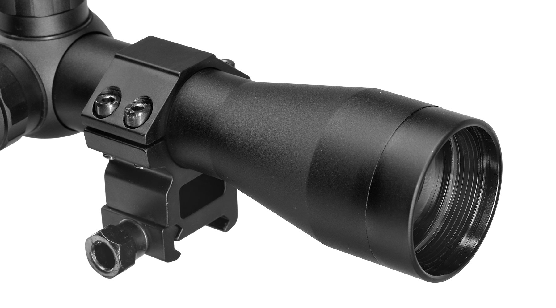Nuprol Optics 4x32IR Mil-Dot Zielfernrohr beleuchtet inkl. 20-22mm / 11mm Ringe schwarz Bild 7