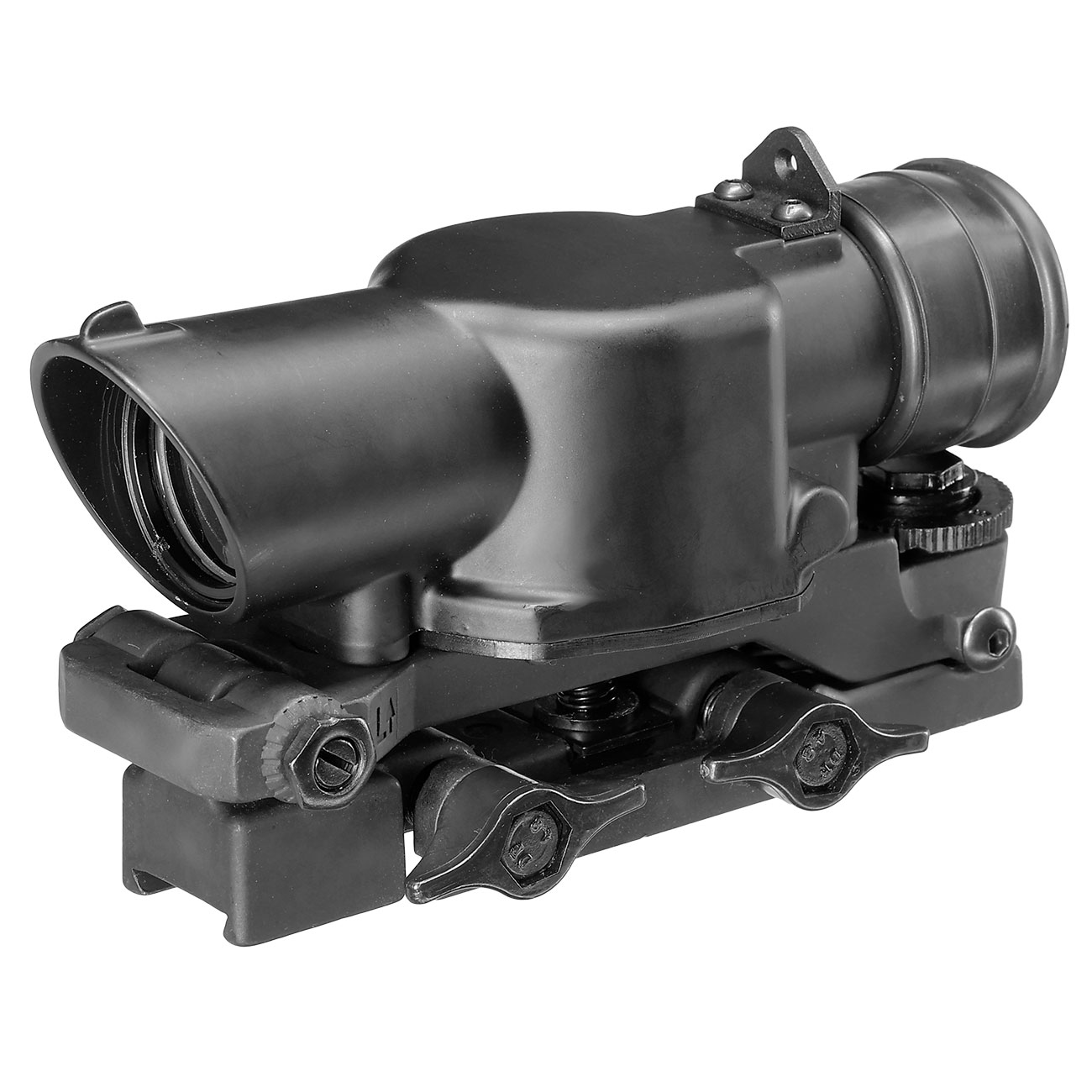 Nuprol ESAT 4X Susat Type Zielfernrohr rot beleuchtet f. L85 / L86 Gewehre schwarz