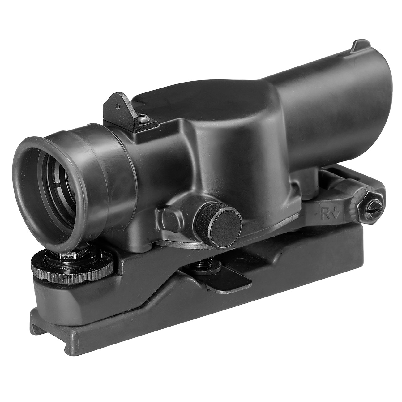 Nuprol ESAT 4X Susat Type Zielfernrohr rot beleuchtet f. L85 / L86 Gewehre schwarz Bild 2