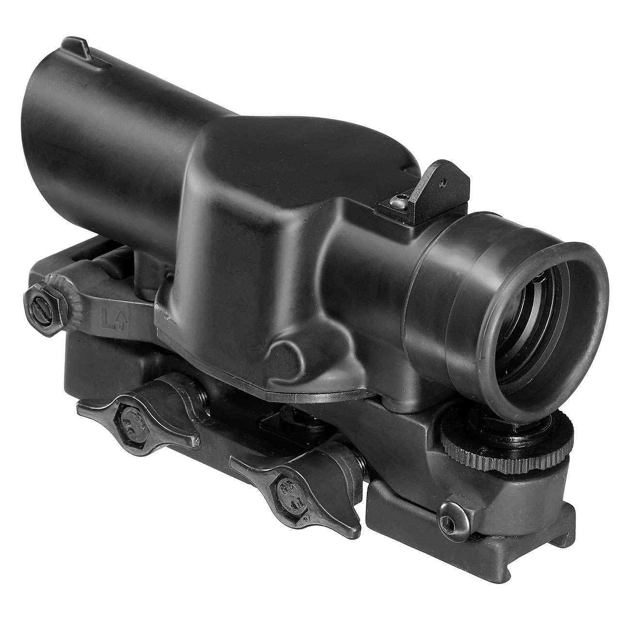 Nuprol ESAT 4X Susat Type Zielfernrohr rot beleuchtet f. L85 / L86 Gewehre schwarz Bild 3