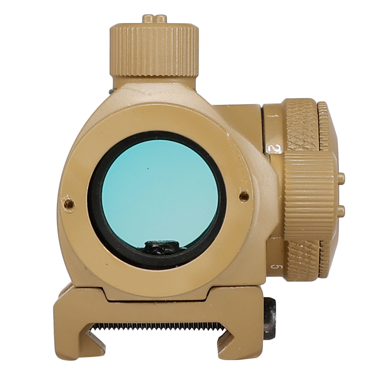 Nuprol NPoint E1 Red-Dot Zielgert inkl. Low / High Mount f. 20 - 22 mm Schienen Flat Dark Earth Bild 7