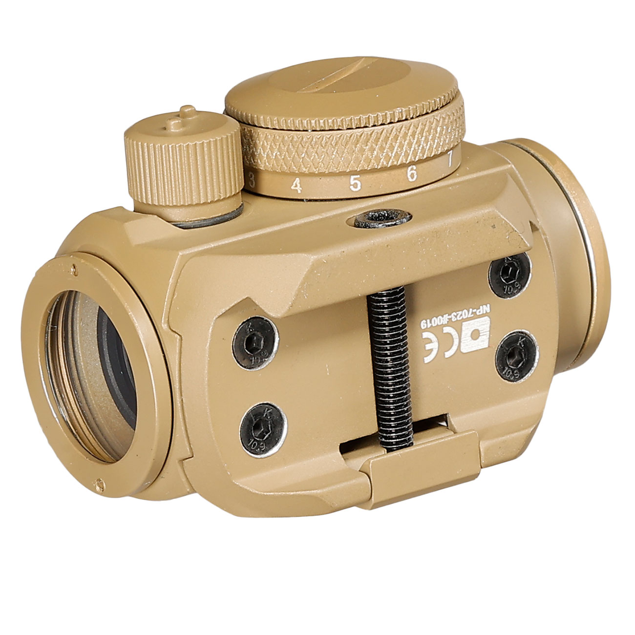 Nuprol NPoint E1 Red-Dot Zielgert inkl. Low / High Mount f. 20 - 22 mm Schienen Flat Dark Earth Bild 8