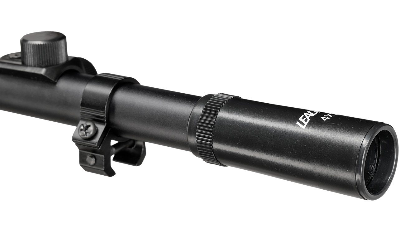 Leader 4x20 Duplex Zielfernrohr inkl. 11mm Ringe schwarz Bild 8