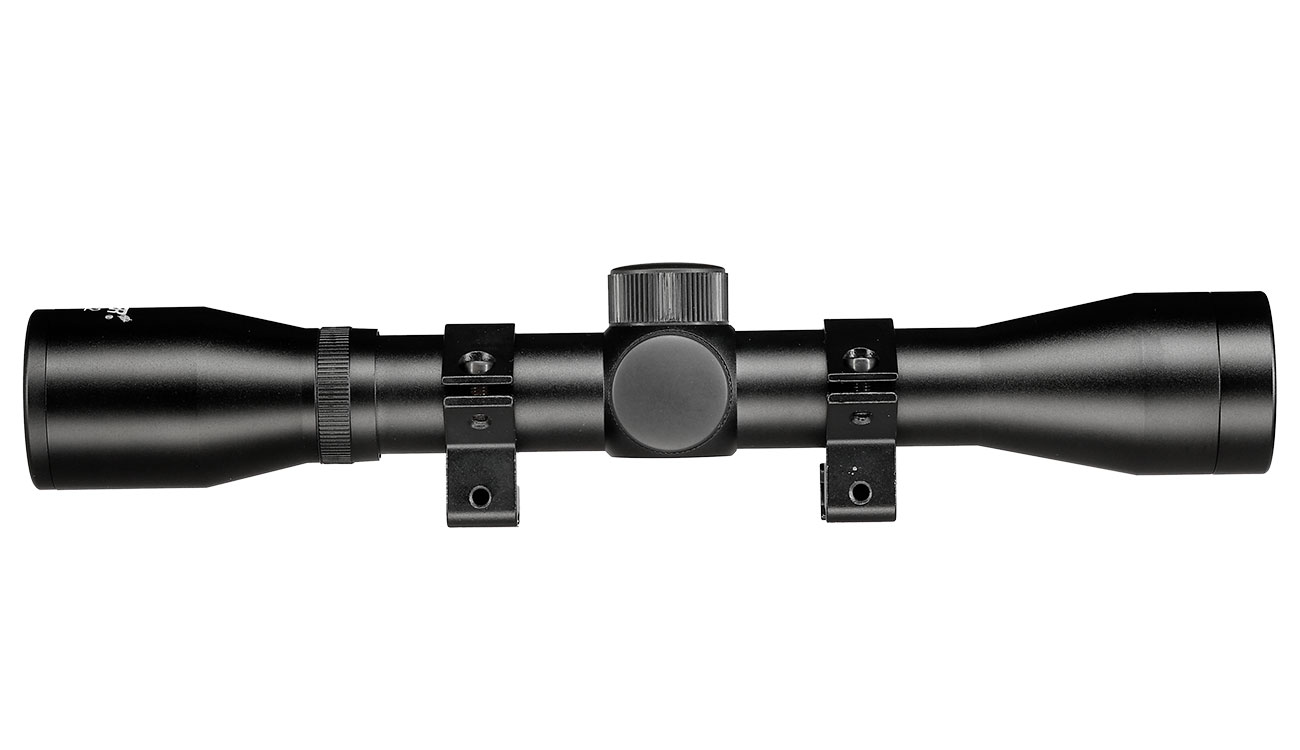 Leader 4x32 Duplex Zielfernrohr inkl. 11mm Ringe schwarz Bild 5