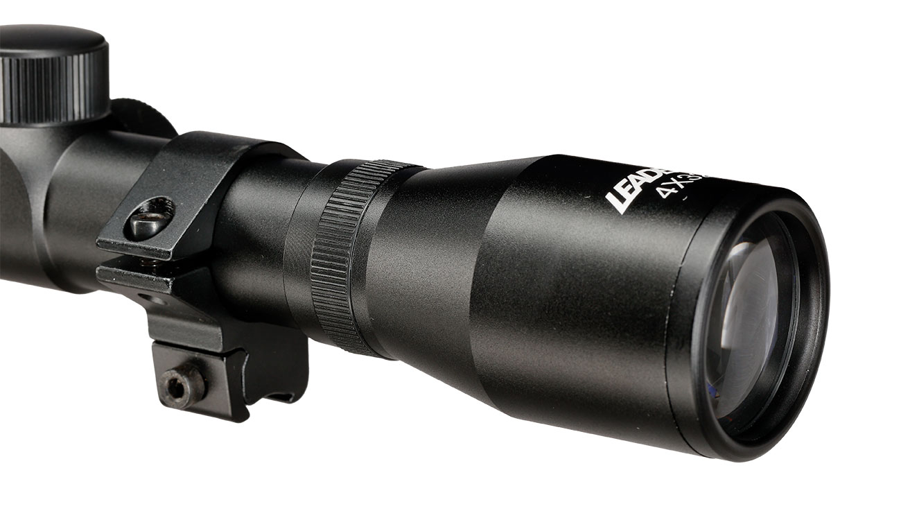Leader 4x32 Duplex Zielfernrohr inkl. 11mm Ringe schwarz Bild 8