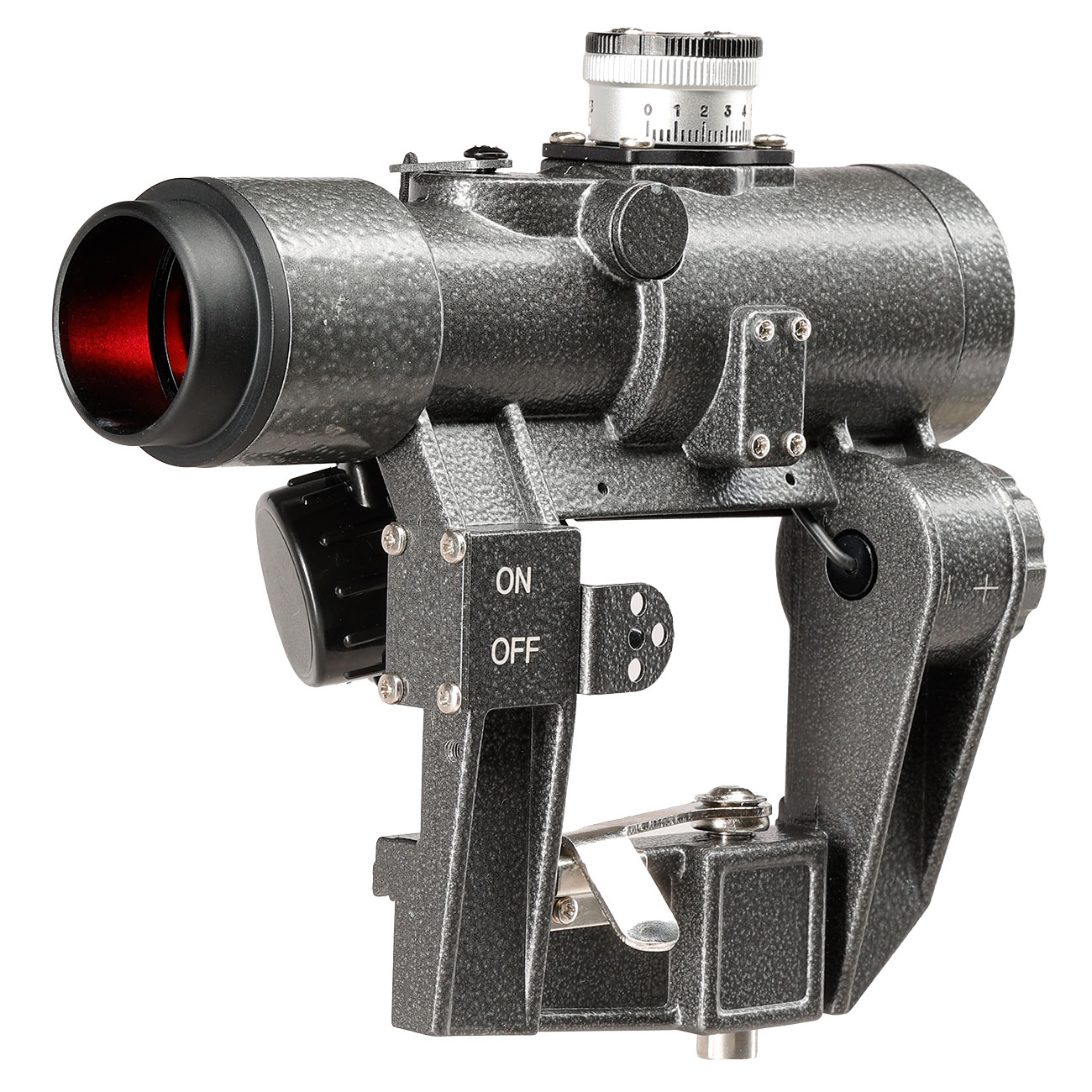 Max Tactical Kobra PK-A Style Red-Dot Zielgerät mit integrierter AK / SVD / SKS Seitenmontage grau