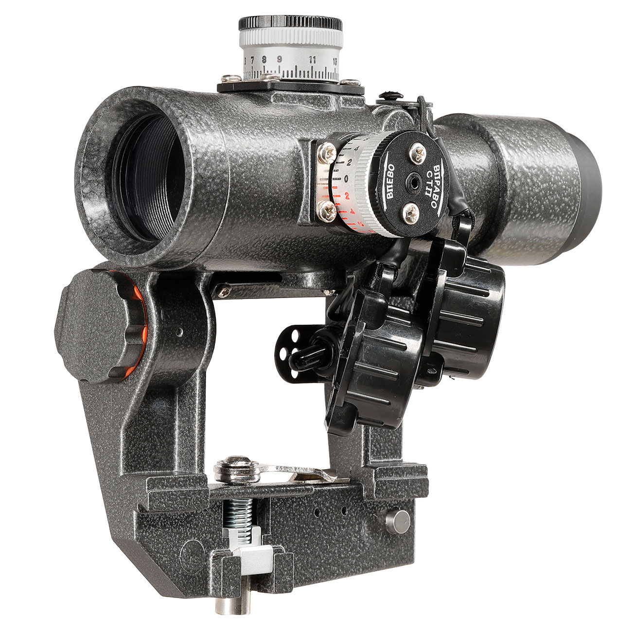 Max Tactical Kobra PK-A Style Red-Dot Zielgerät mit integrierter AK / SVD / SKS Seitenmontage grau Bild 2