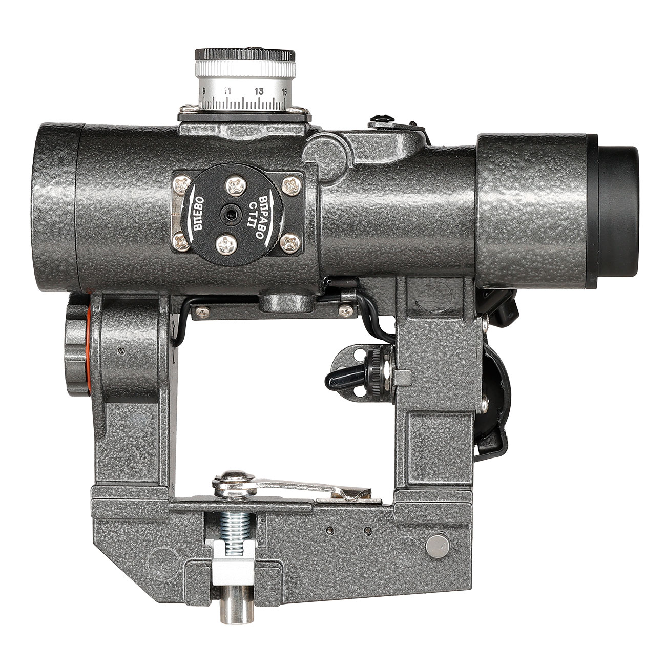 Max Tactical Kobra PK-A Style Red-Dot Zielgerät mit integrierter AK / SVD / SKS Seitenmontage grau Bild 7