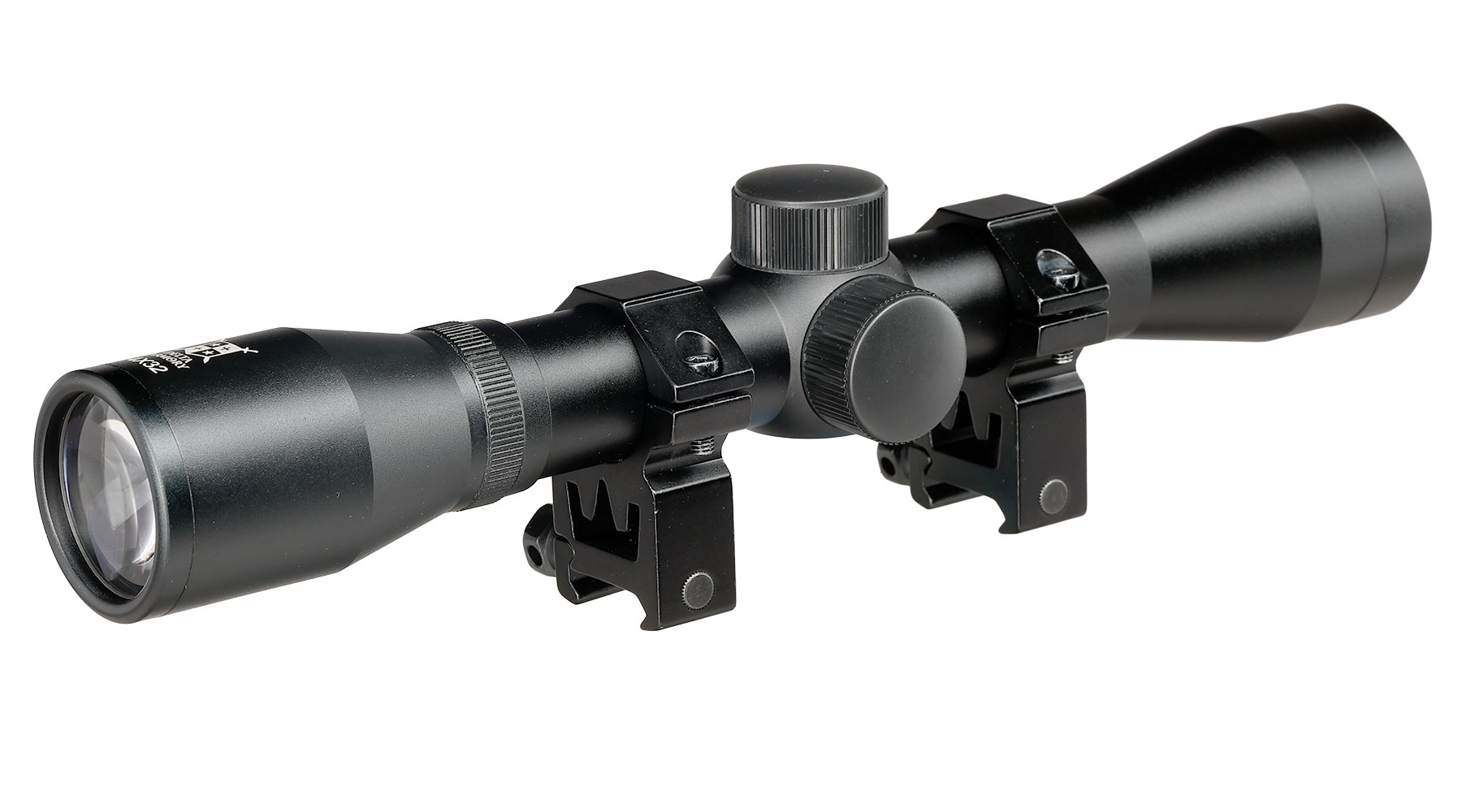 Delta Armory 4x32 Mil-Dot Zielfernrohr inkl. 20 - 22 mm Ringe schwarz Bild 2