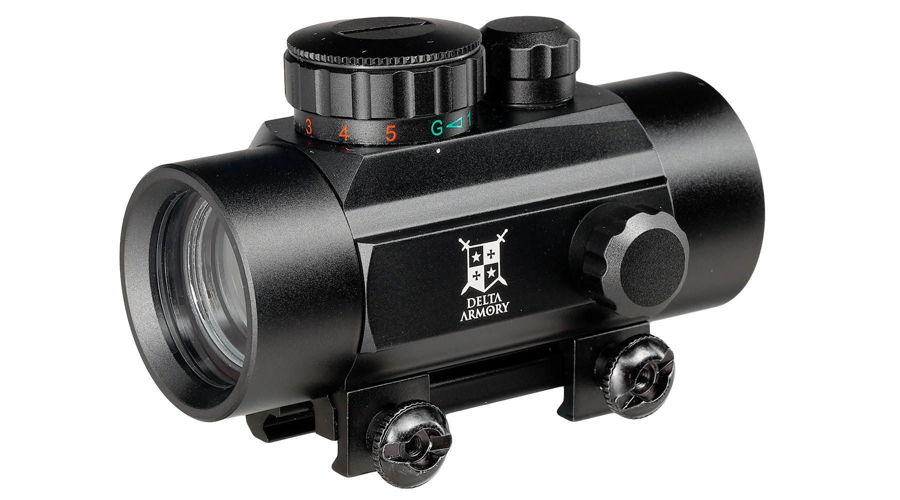 Delta Armory 1x30 Red- / Green-Dot Sight mit Metallgehuse inkl. 20 - 22 mm Halterung schwarz