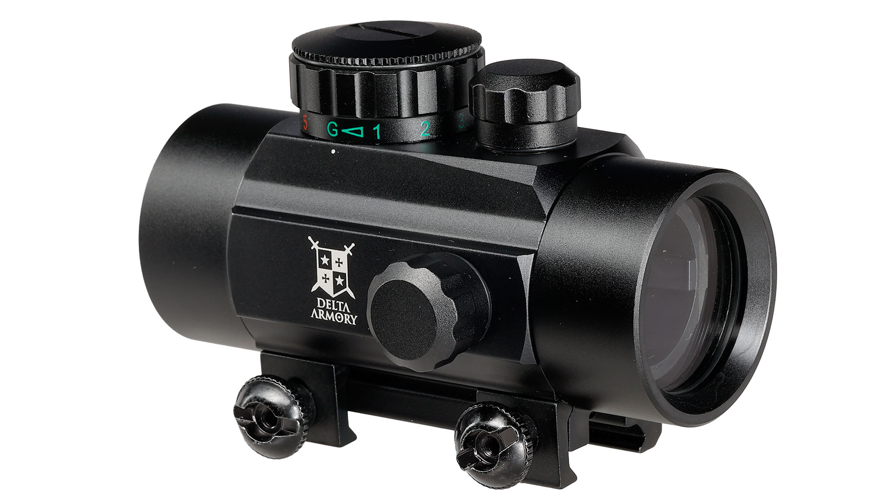 Delta Armory 1x30 Red- / Green-Dot Sight mit Metallgehuse inkl. 20 - 22 mm Halterung schwarz Bild 3