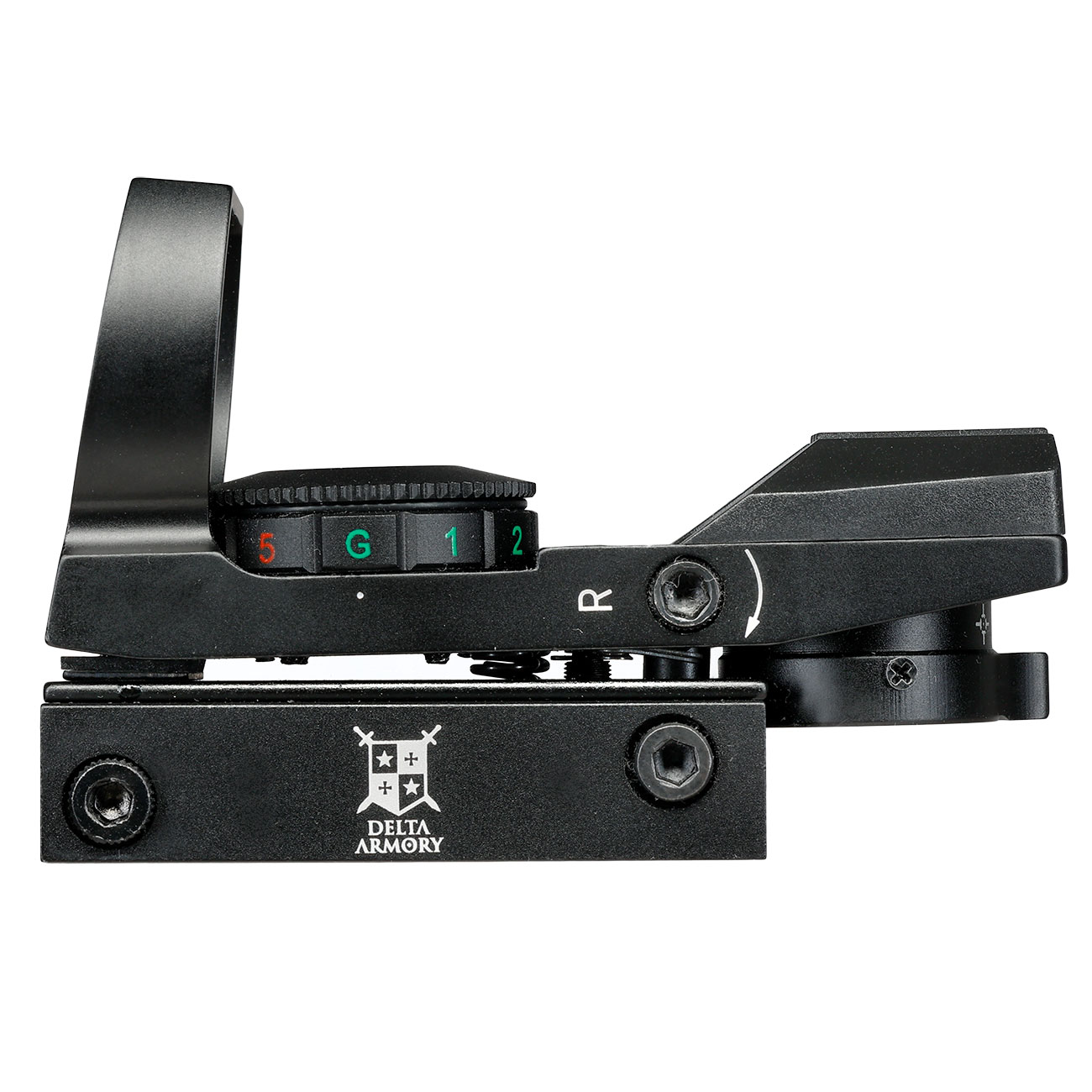 Delta Armory Square Red- / Green-Dot Sight mit 4 Absehen inkl. 20 - 22 mm Halterung schwarz Bild 4