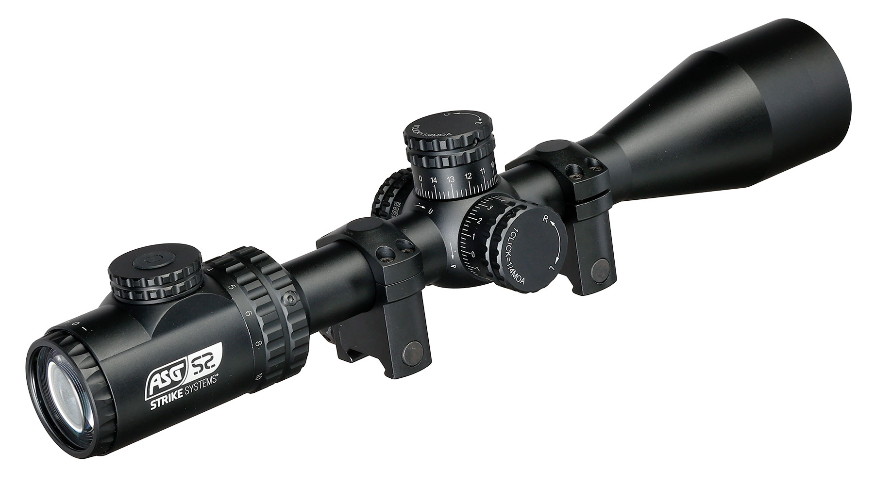 ASG / Strike Systems 3-12x44 HMTS-01 Zielfernrohr beleuchtet inkl. 20 - 22 mm Ringe schwarz Bild 3