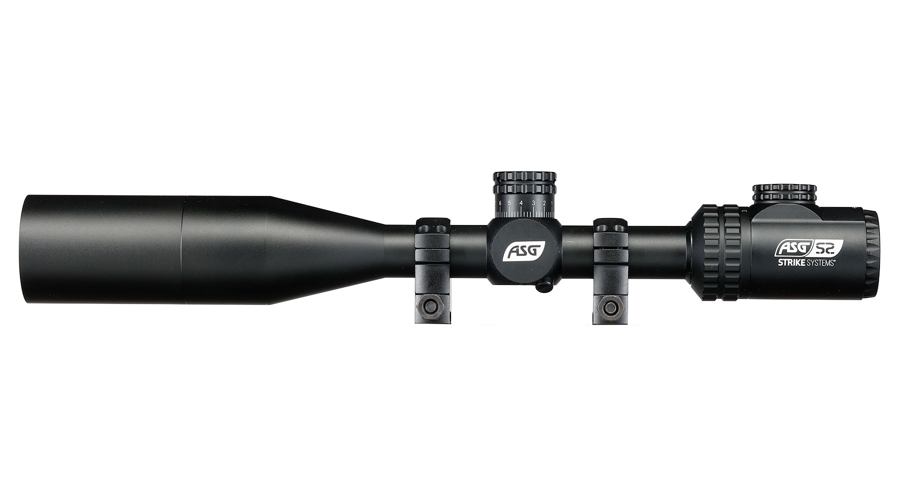 ASG / Strike Systems 3-12x44 HMTS-01 Zielfernrohr beleuchtet inkl. 20 - 22 mm Ringe schwarz Bild 4