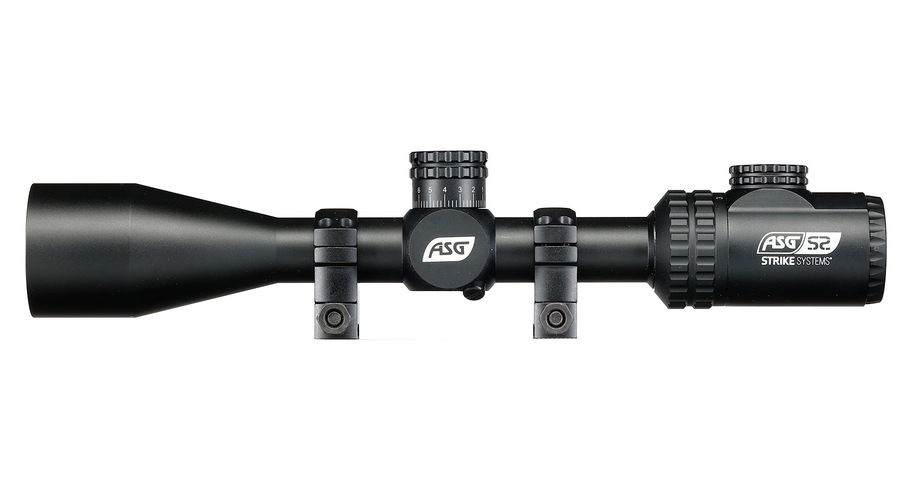 ASG / Strike Systems 3-12x44 HMTS-01 Zielfernrohr beleuchtet inkl. 20 - 22 mm Ringe schwarz Bild 5