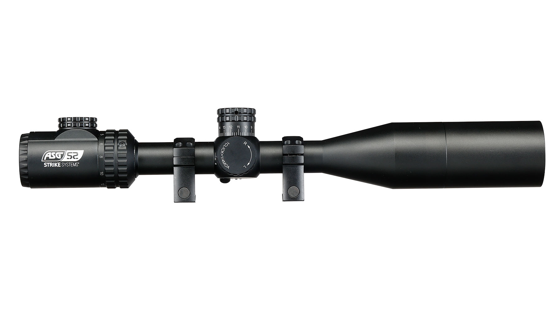 ASG / Strike Systems 3-12x44 HMTS-01 Zielfernrohr beleuchtet inkl. 20 - 22 mm Ringe schwarz Bild 6