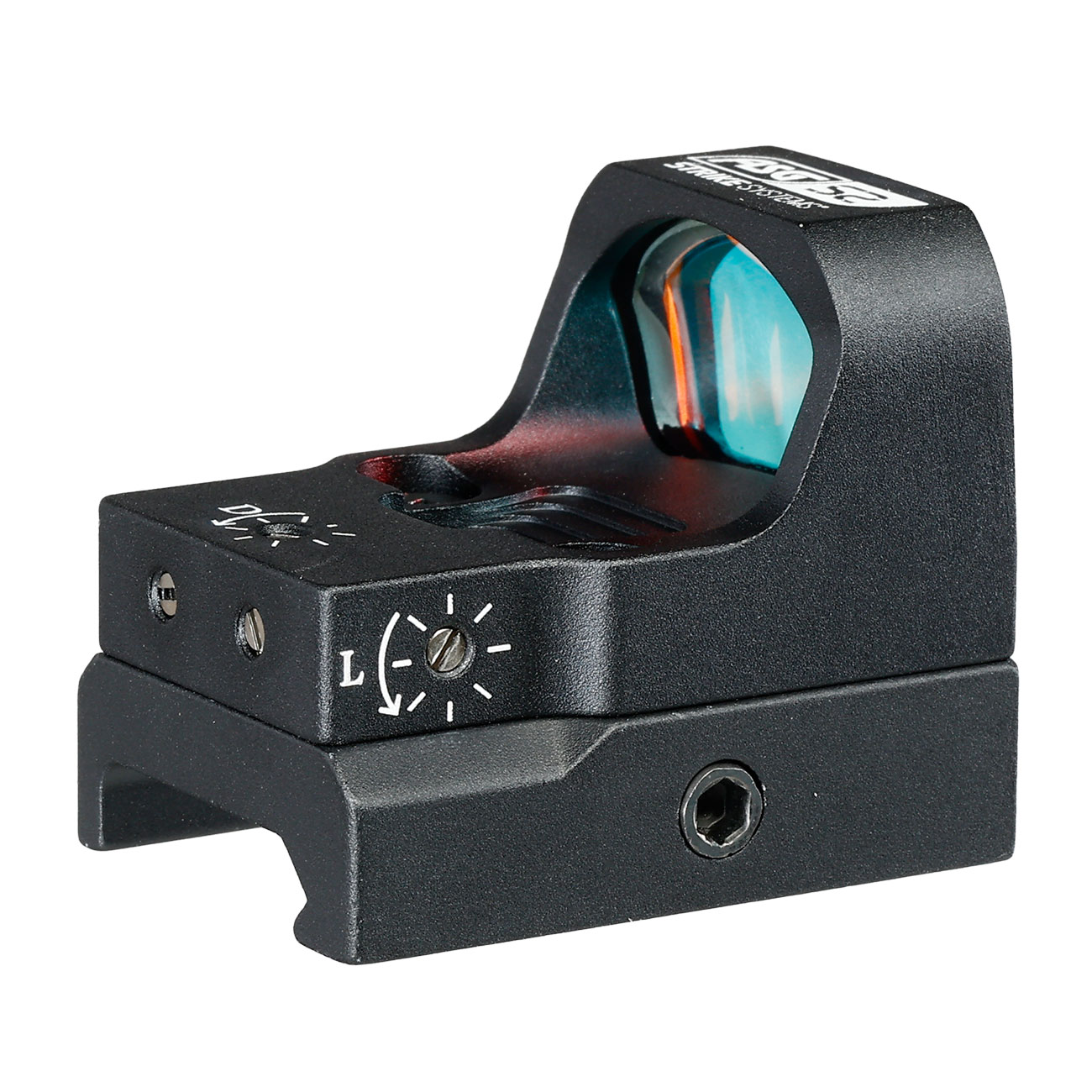 ASG / Strike Systems RDATS-02 Mini Red-Dot Type inkl. 20 - 22 mm Halterung schwarz Bild 3