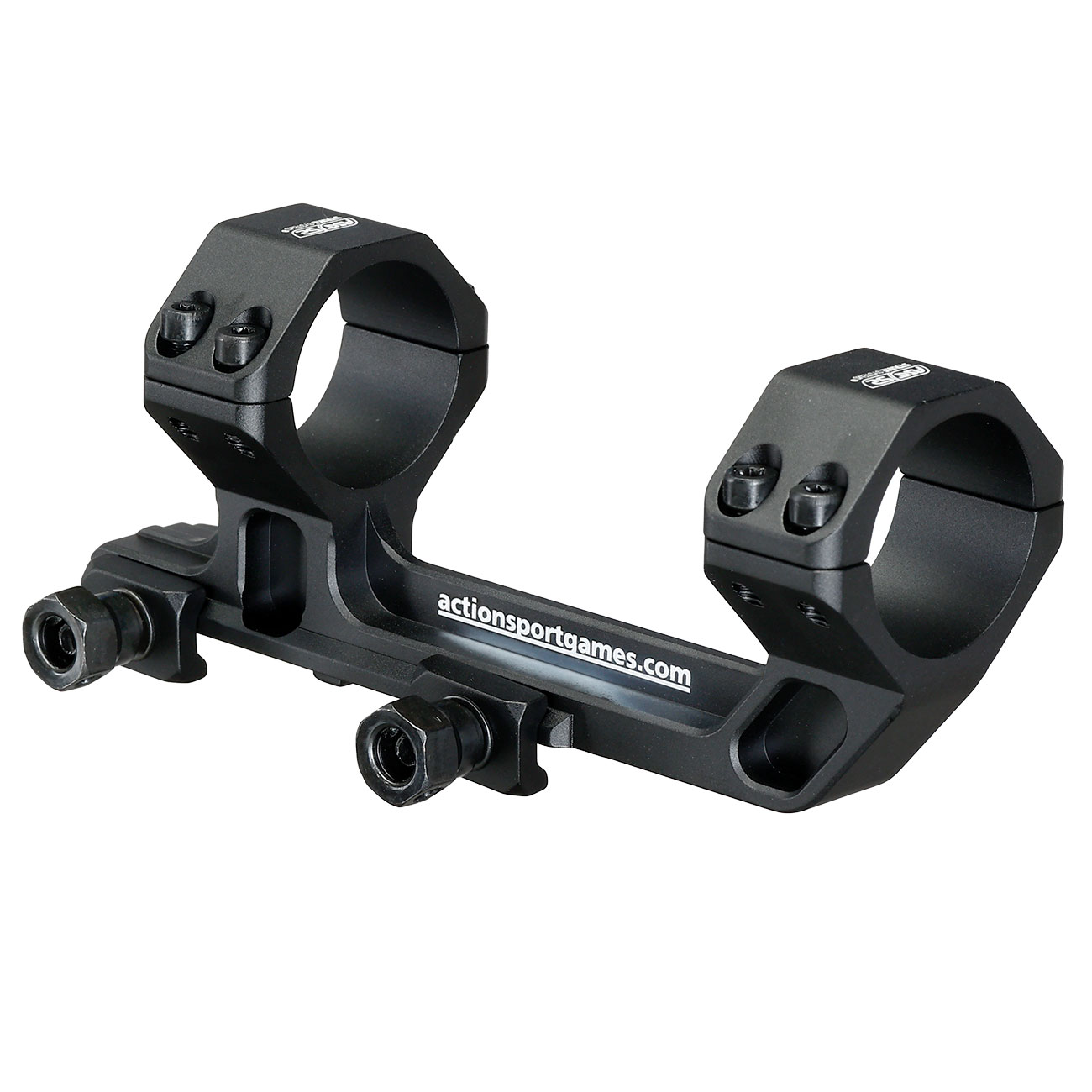 ASG / Strike Systems LOMS-01 Picatinny Low-Profile Mount 50 mm Offset f. 30 mm Zielfernrohre schwarz Bild 2