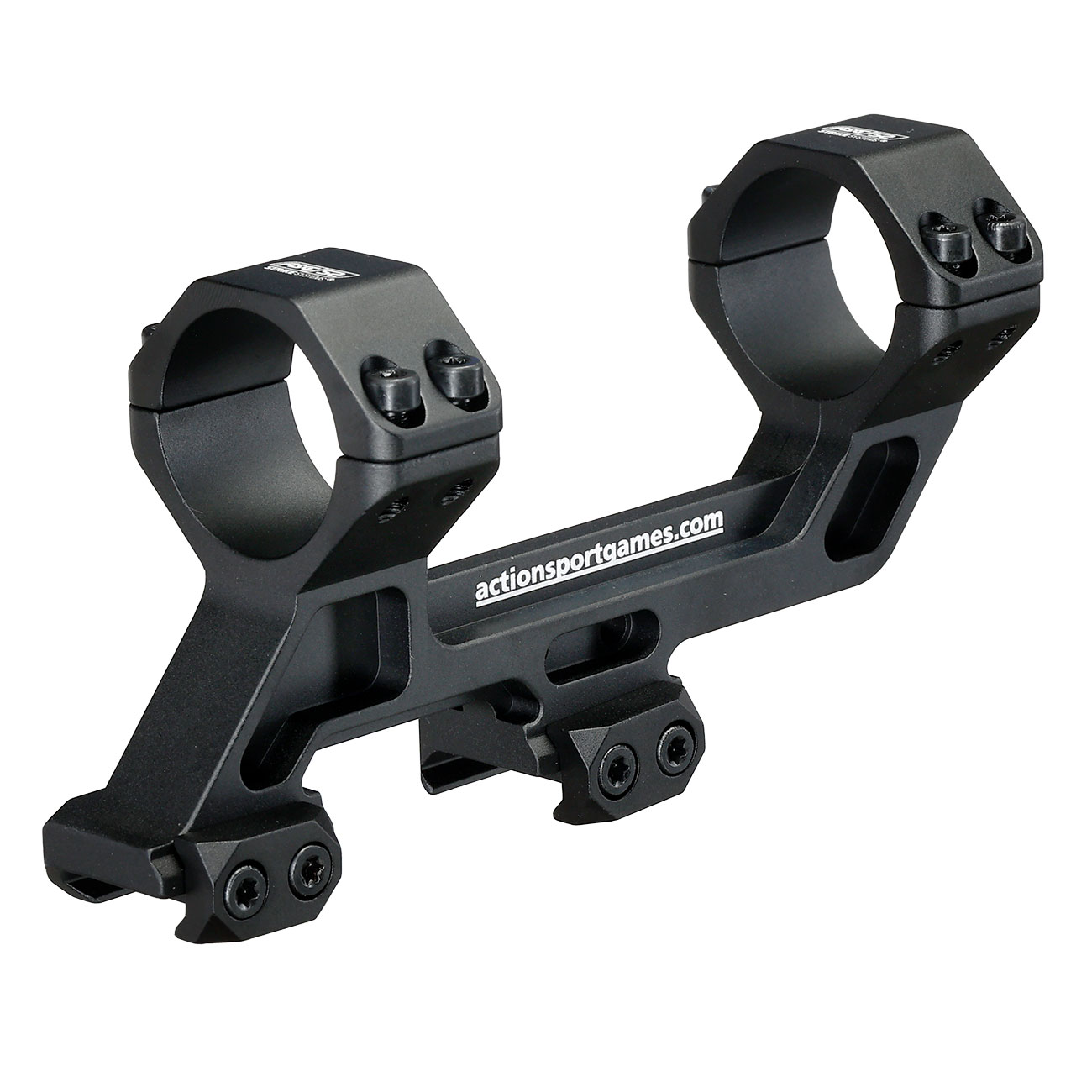 ASG / Strike Systems HOMS-01 Picatinny High-Profile Mount 50 mm Offset f. 30 mm Zielfernrohre schwarz