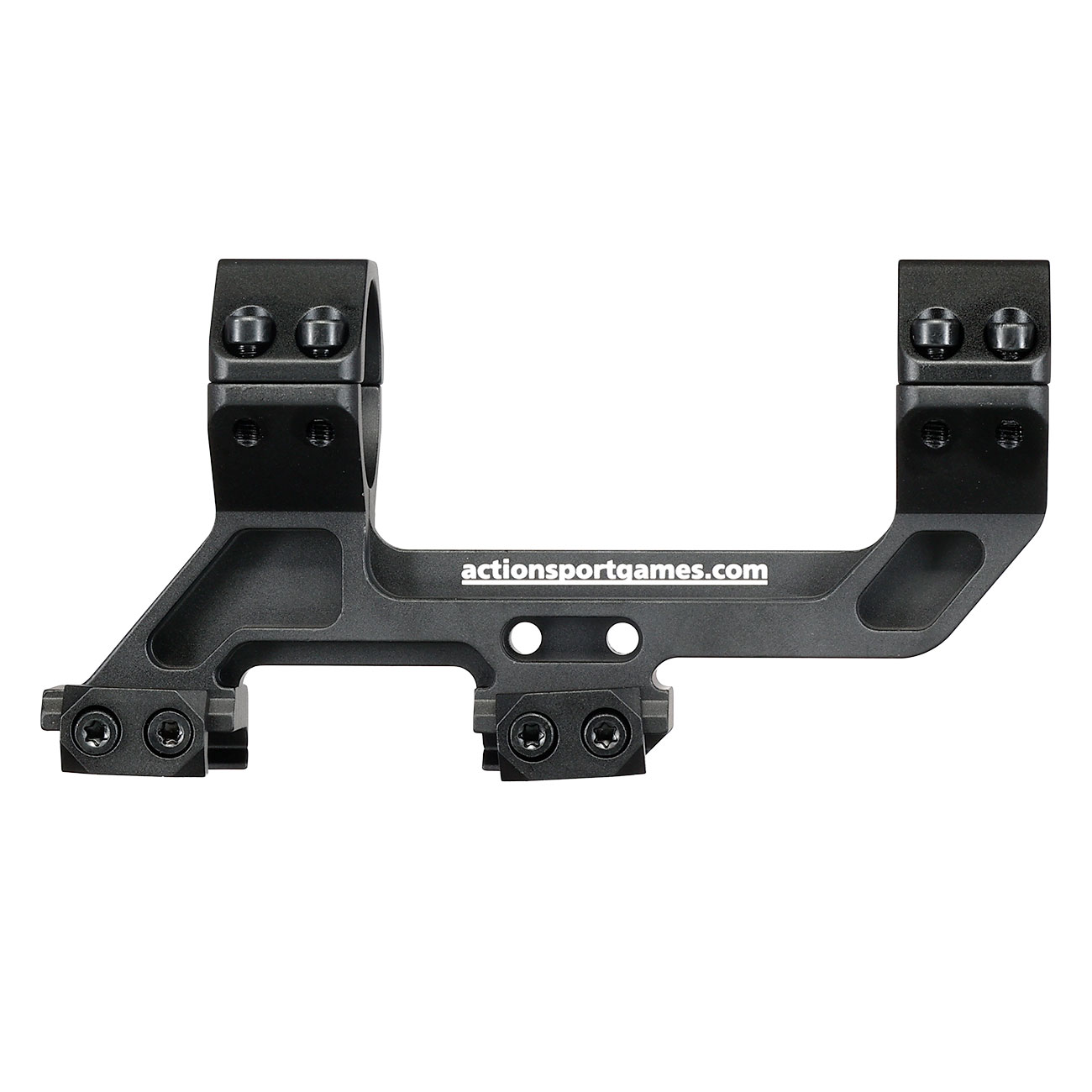ASG / Strike Systems HOMS-01 Picatinny High-Profile Mount 50 mm Offset f. 30 mm Zielfernrohre schwarz Bild 4