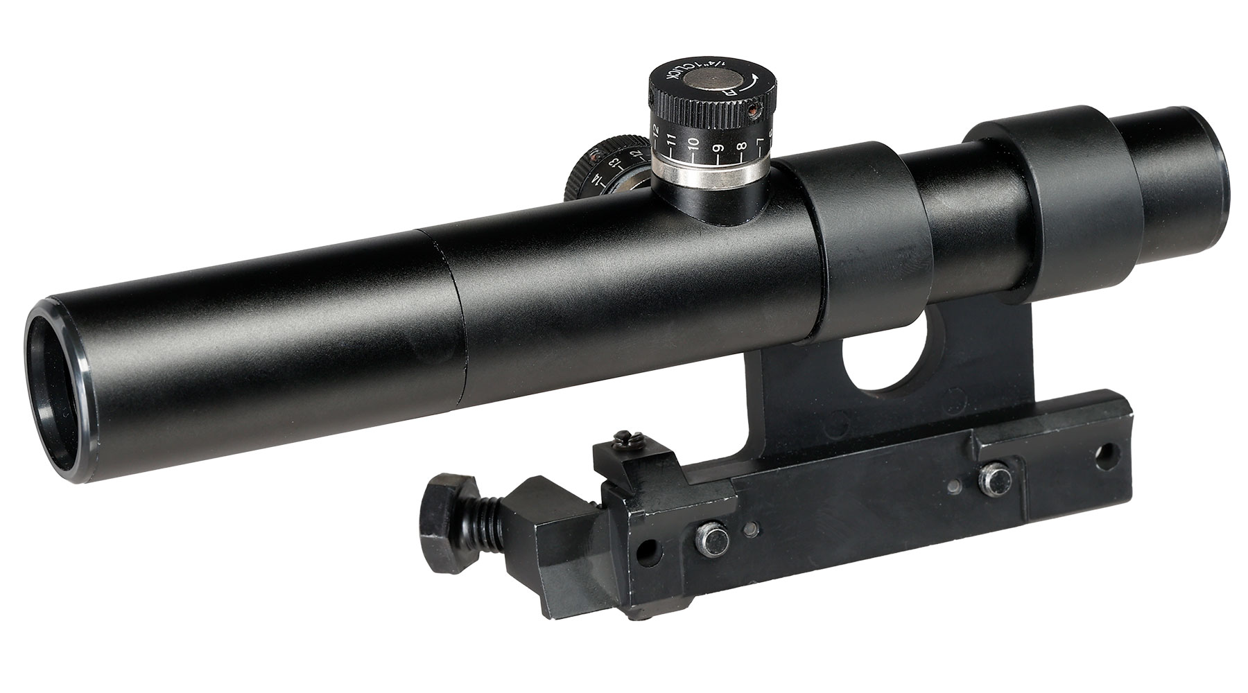 Double Bell PU-Scope Zielfernrohr Vollmetall 3,5x21 f. DB Mosin Nagant M1891/30 Gewehr schwarz Bild 2