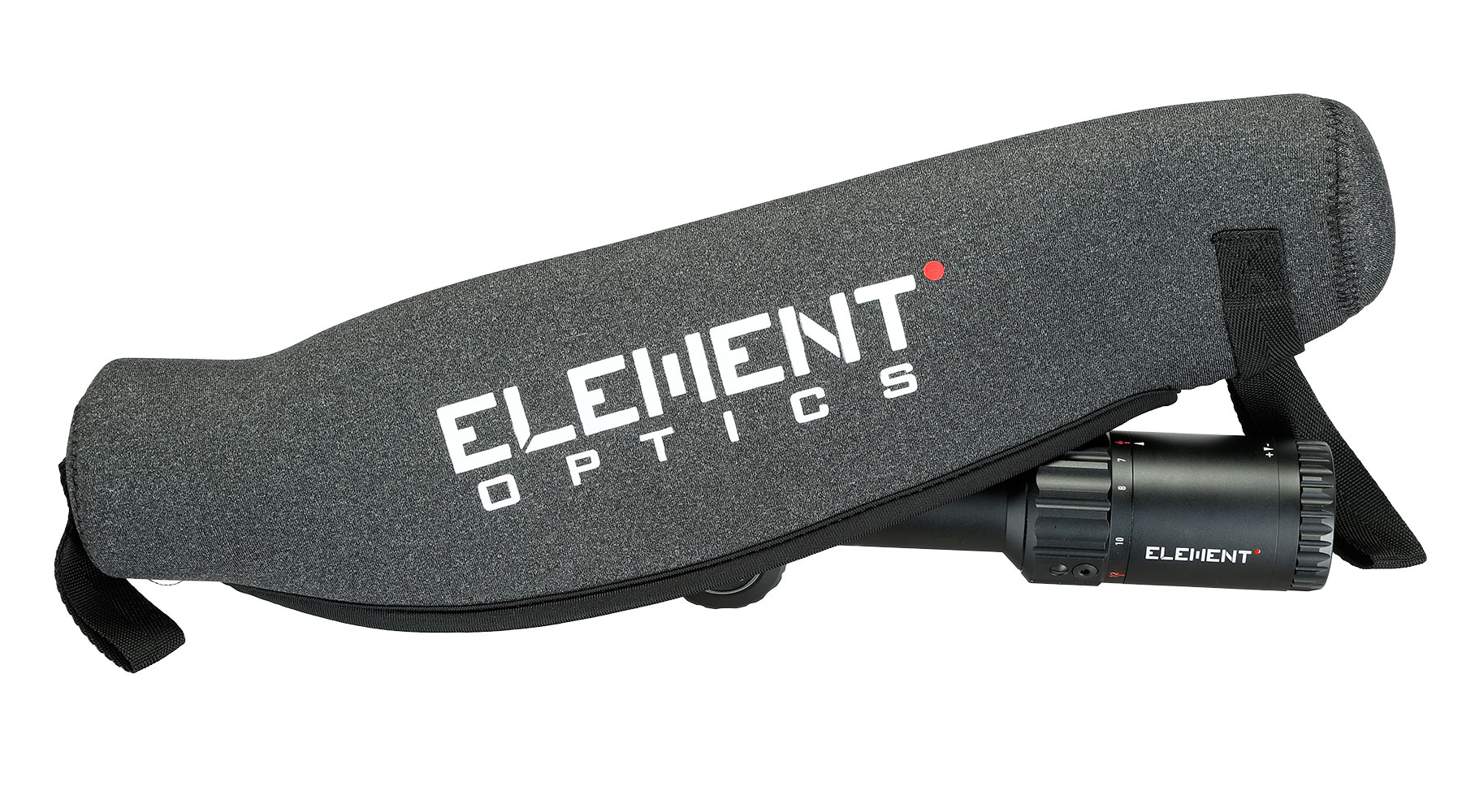 Element Optics Neopren Schutzcover f. Zielfernrohre grau - Large Version Bild 1
