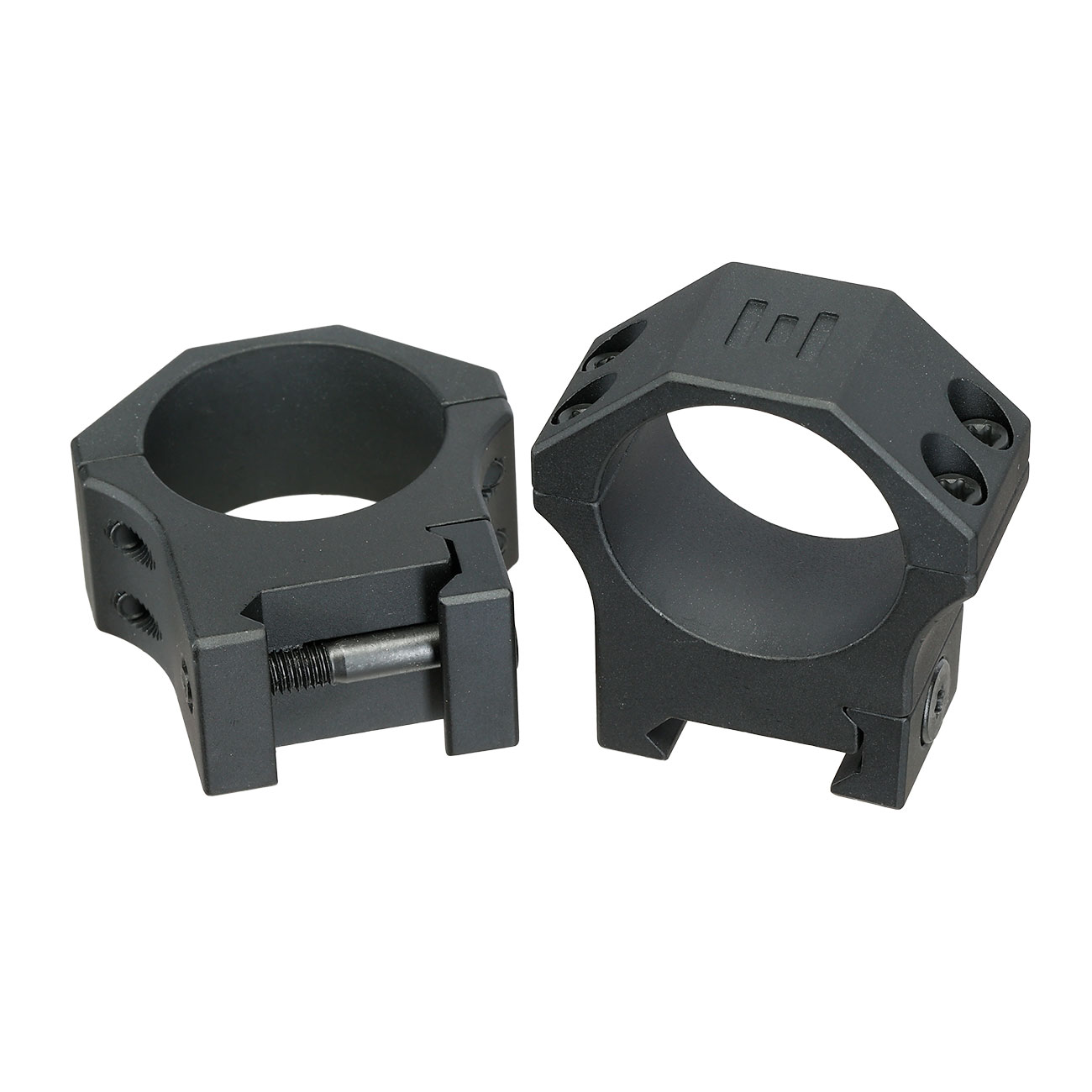 Element Optics XT Medium Profile Rings f�r 30 mm ZF f. 20 - 22 mm Picatinny-Schiene (2 St�ck) schwarz