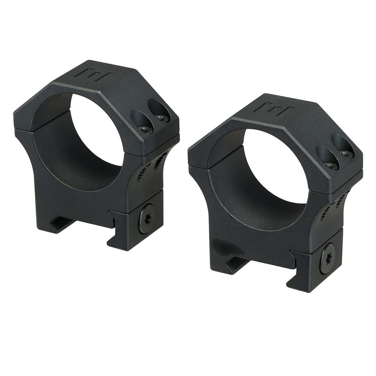 Element Optics XT Medium Profile Rings f�r 30 mm ZF f. 20 - 22 mm Picatinny-Schiene (2 St�ck) schwarz Bild 3