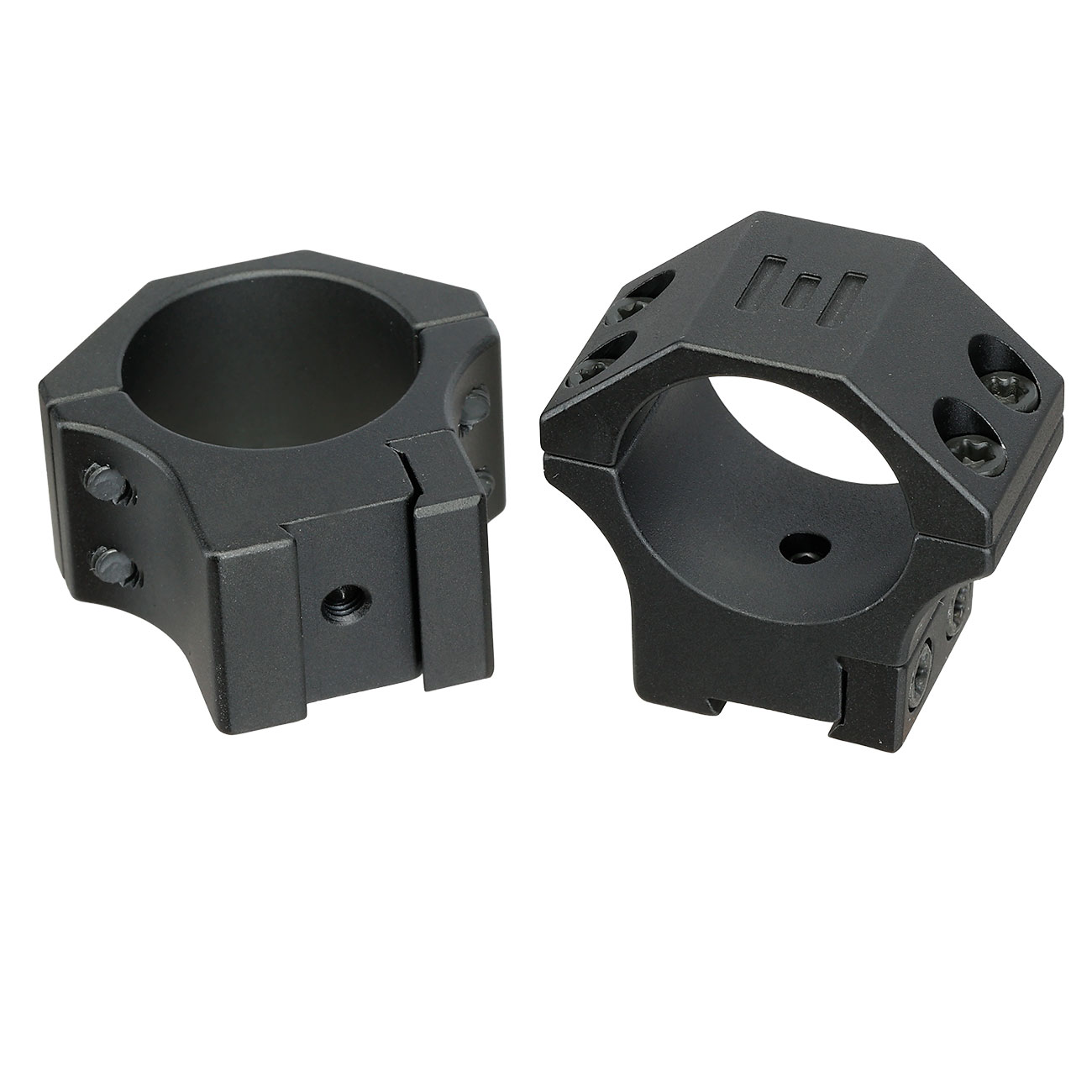 Element Optics XT Low Profile Rings f�r 25,4 mm ZF f. 11 mm Prismenschiene (2 St�ck) schwarz