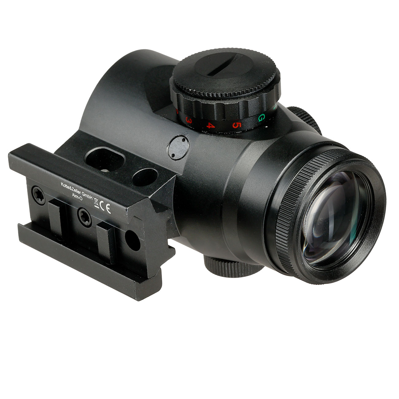JS-Tactical 1x20 Prisma Sight mit Red- / Green-Circle-Dot inkl. 20 - 22 mm Halterung schwarz Bild 8