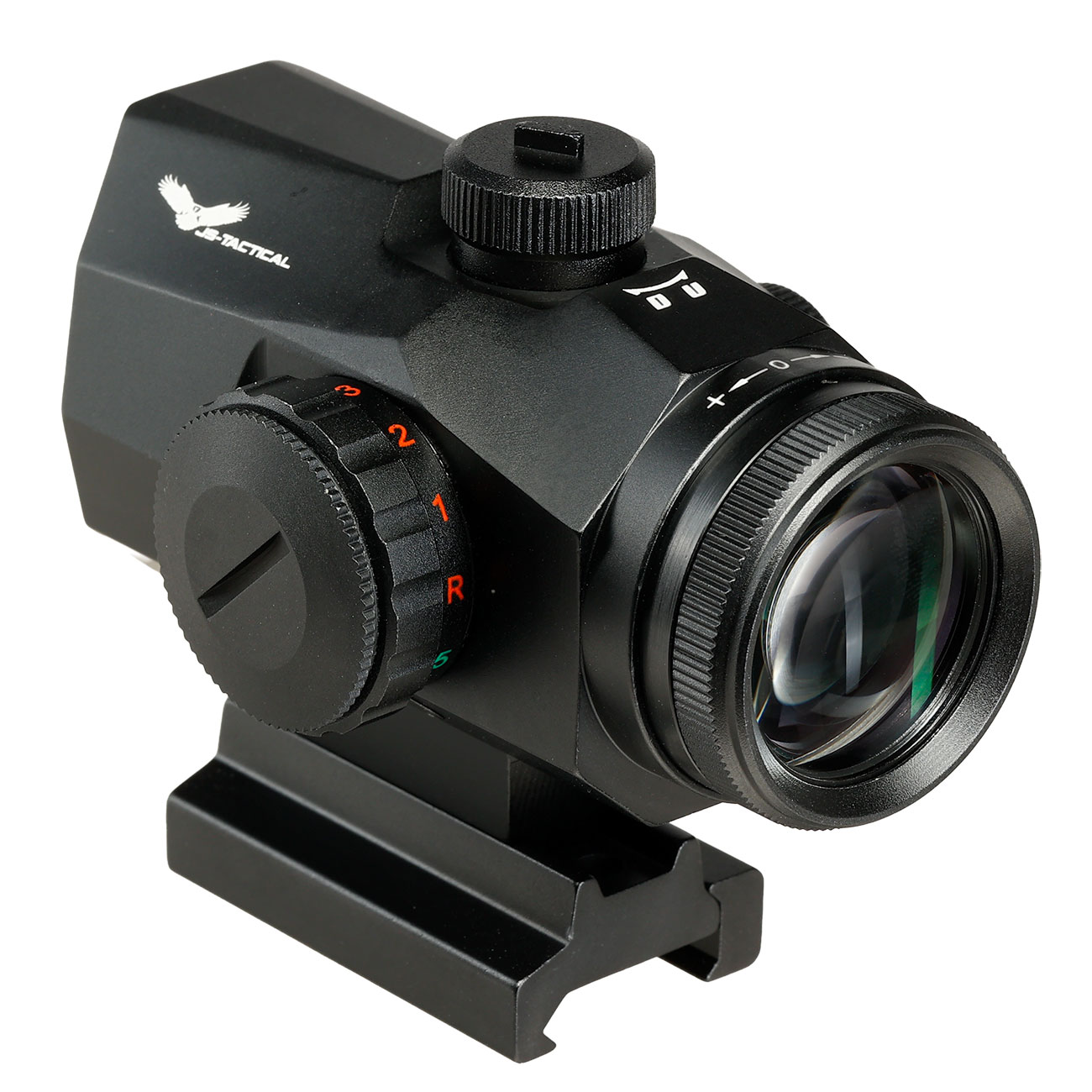 JS-Tactical 1X20S Prisma Sport Sight mit Red- / Green-Circle-Dot inkl. 20 - 22 mm Halterung schwarz Bild 1