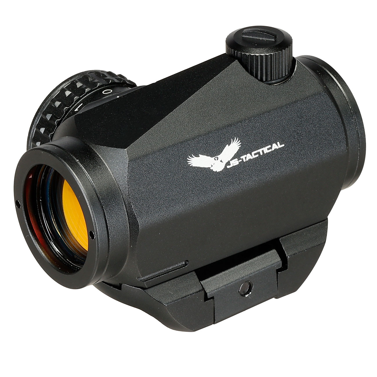 JS-Tactical A5 Red-Dot Sight inkl. 20 - 22 mm Halterung / Scope Riser schwarz Bild 1