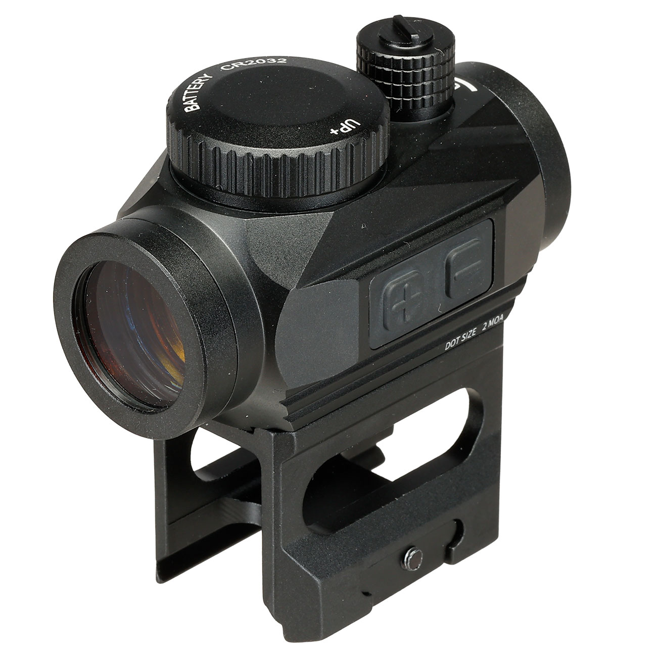 JS-Tactical BD03 Red-Dot Sight inkl. 20 - 22 mm Halterung / Scope Riser schwarz Bild 1