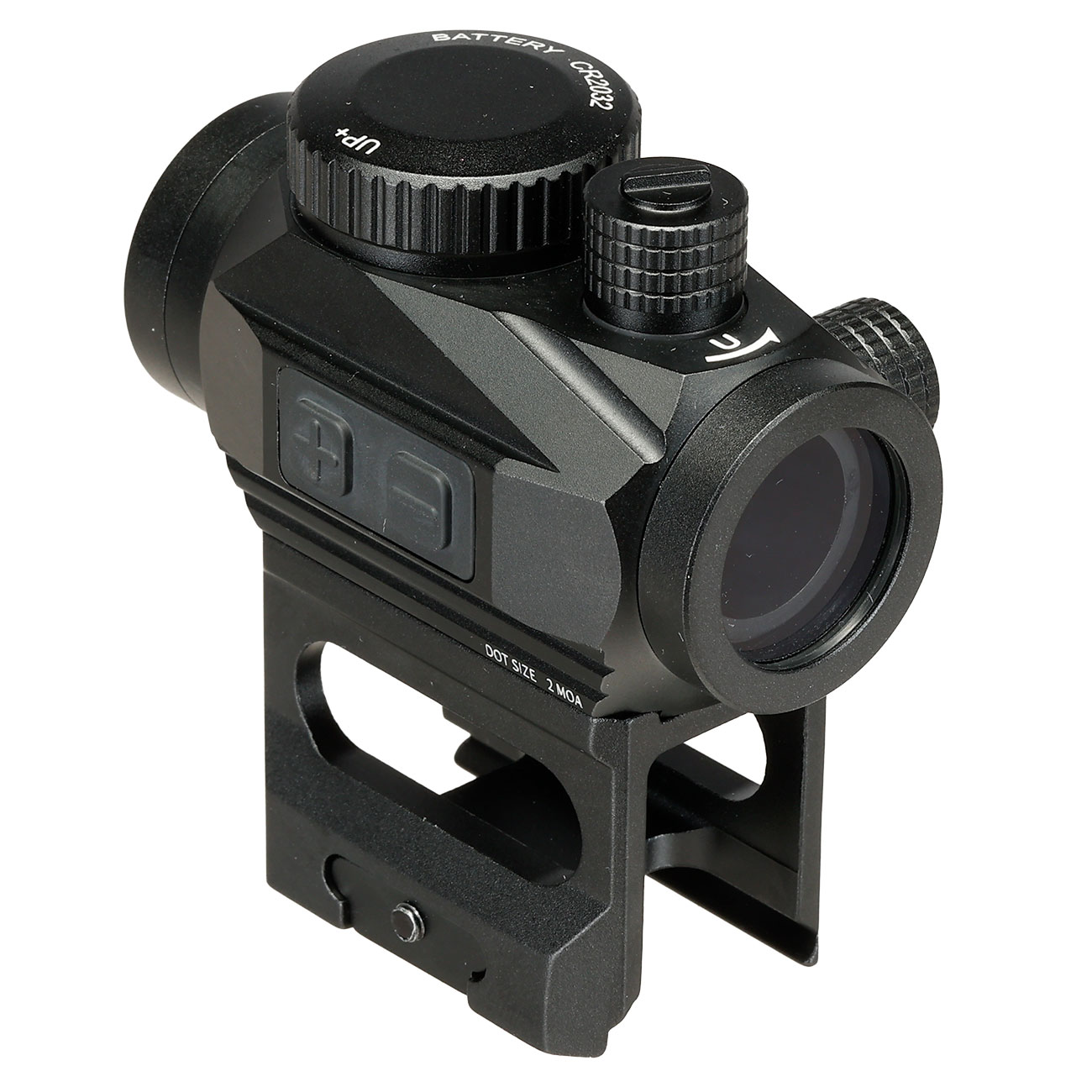JS-Tactical BD03 Red-Dot Sight inkl. 20 - 22 mm Halterung / Scope Riser schwarz Bild 2
