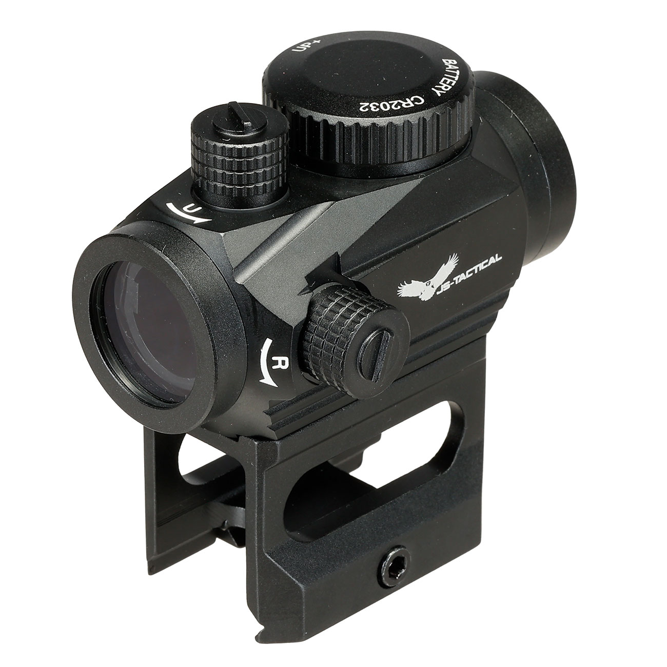JS-Tactical BD03 Red-Dot Sight inkl. 20 - 22 mm Halterung / Scope Riser schwarz Bild 5