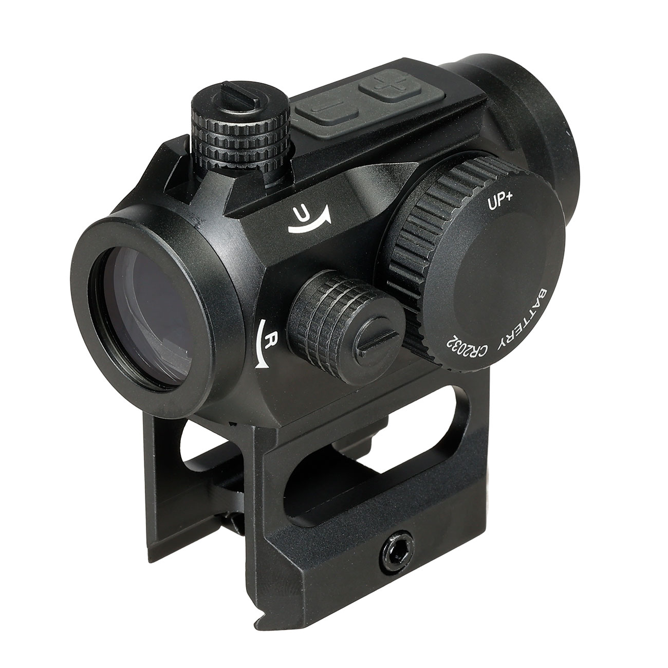 JS-Tactical BD04 Red-Dot Sight inkl. 20 - 22 mm Halterung / Scope Riser schwarz Bild 1