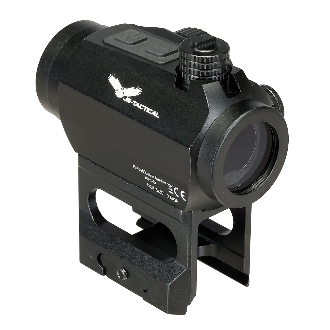JS-Tactical BD04 Red-Dot Sight inkl. 20 - 22 mm Halterung / Scope Riser schwarz Bild 5