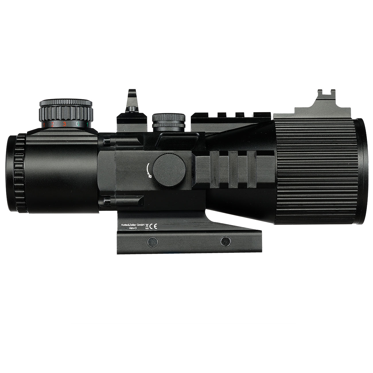 JS-Tactical 5x50mm Tac-Scope Zielfernrohr beleuchtet inkl. 20 - 22 mm Halterung schwarz Bild 3