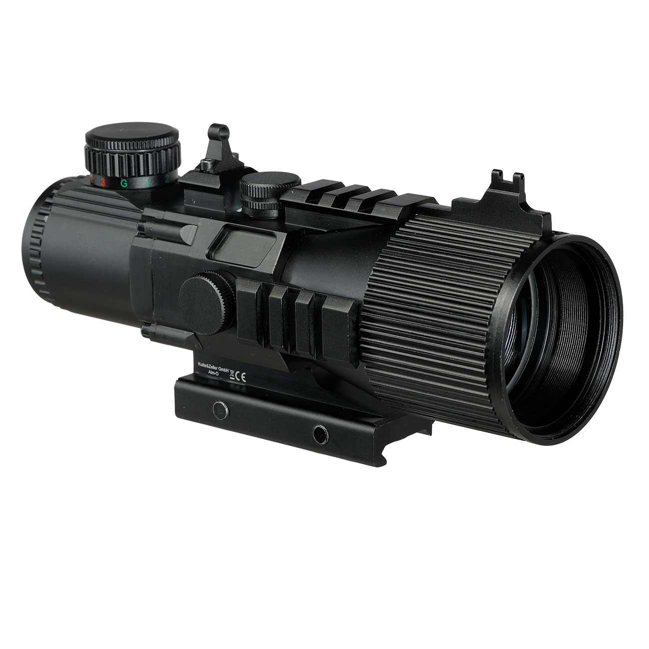 JS-Tactical 5x50mm Tac-Scope Zielfernrohr beleuchtet inkl. 20 - 22 mm Halterung schwarz Bild 6